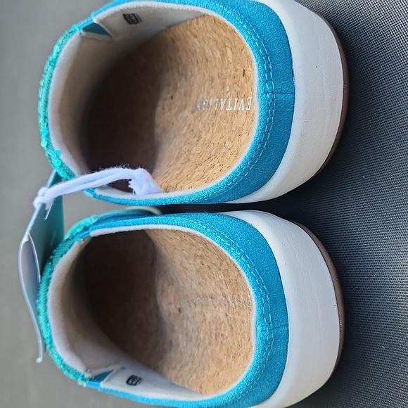 Revitalign Siesta Slide Sequin Mule Shoes In Biscay Bay Sz 6 - Picture 5 of 17